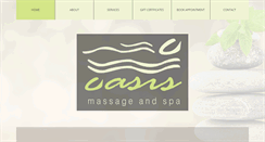 Desktop Screenshot of oasismassageandspa.com